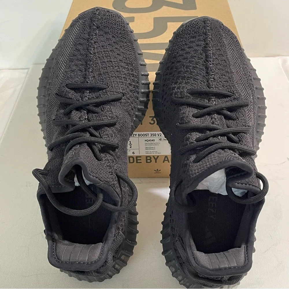 adidas Yeezy Boost 350 V2‎ 'Onyx' HQ4540 Men US 6.5 Sneakers